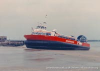 AP1-88 hovercraft at Ryde hoverport